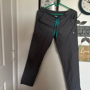 FIGS Pre-loved EUC scrub pants i don’t remember style/color gray hues XS-Petite